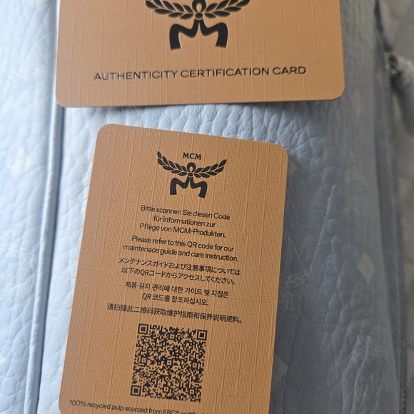 MCM NWT Visetos monogram sling Backpack - Picture 4 of 14